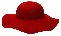 Vista previa: Sombrero rojo holgado Genevieve