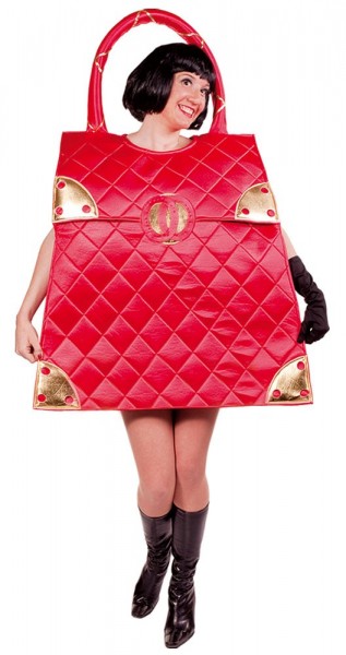 Rote Designer Handtasche Damenkostüm