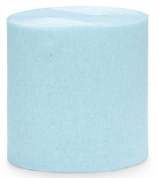 Anteprima: 4 rotoli carta crespa azzurro pastello 10m x 5cm