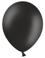 Oversigt: 10 feststjerner balloner sort 27cm