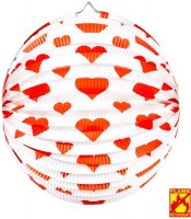 Vorschau: Herzchen Lampion Valentine 25cm