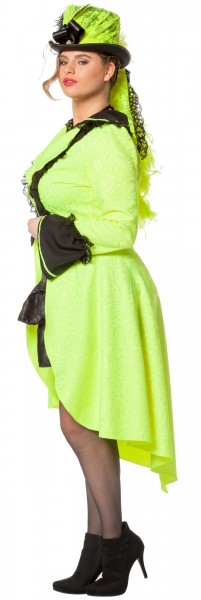 Giacca barocca da donna verde neon 3
