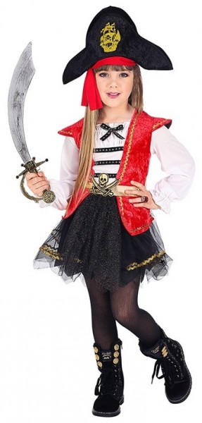 Captain Mila piratenkostuum voor meisjes
