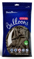 Preview: 50 party star cappuccino balloons 30cm