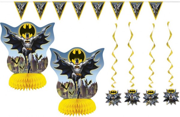 Batman Hero party set 7 piezas